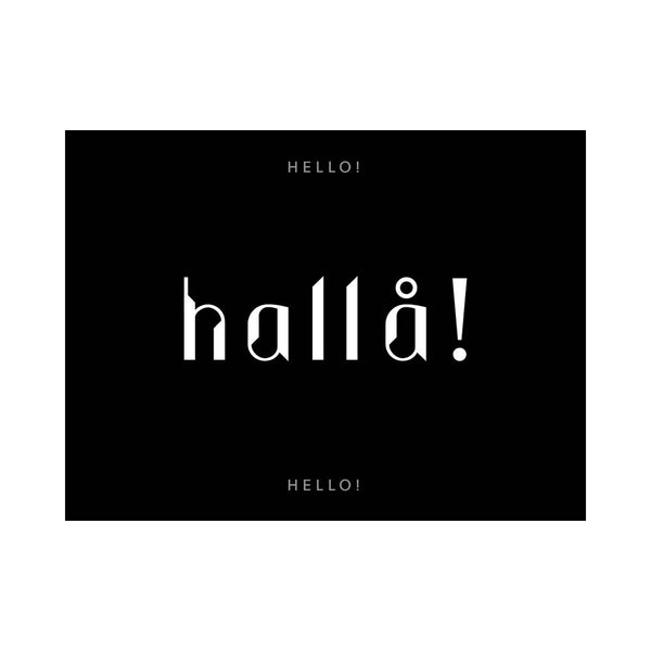 Note Card - Hello