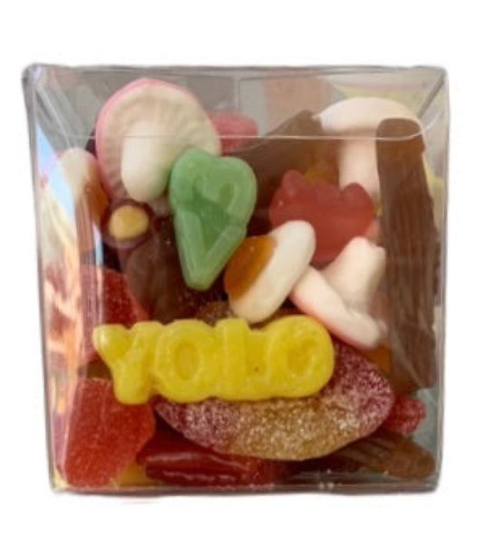 Large Swedish candy cube from Karameller